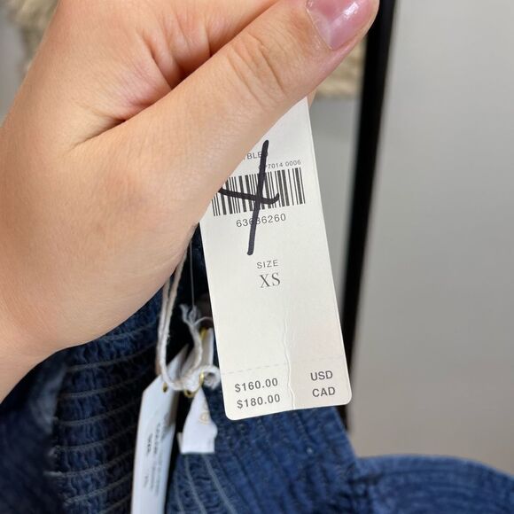 Love The Label Smocked Puff-Sleeve Blouse 👚 Anthropologie - Picture 15 of 15